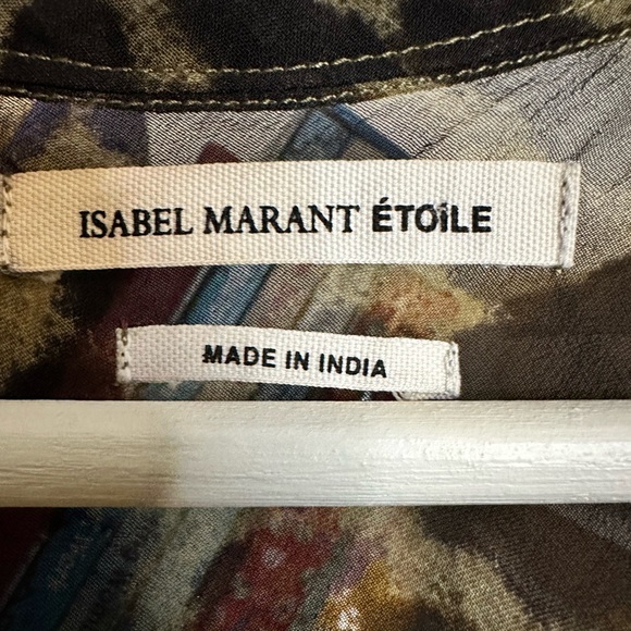 Isabel Marant Etoile Animal Print Layering Tank.  Sz S - Picture 2 of 6